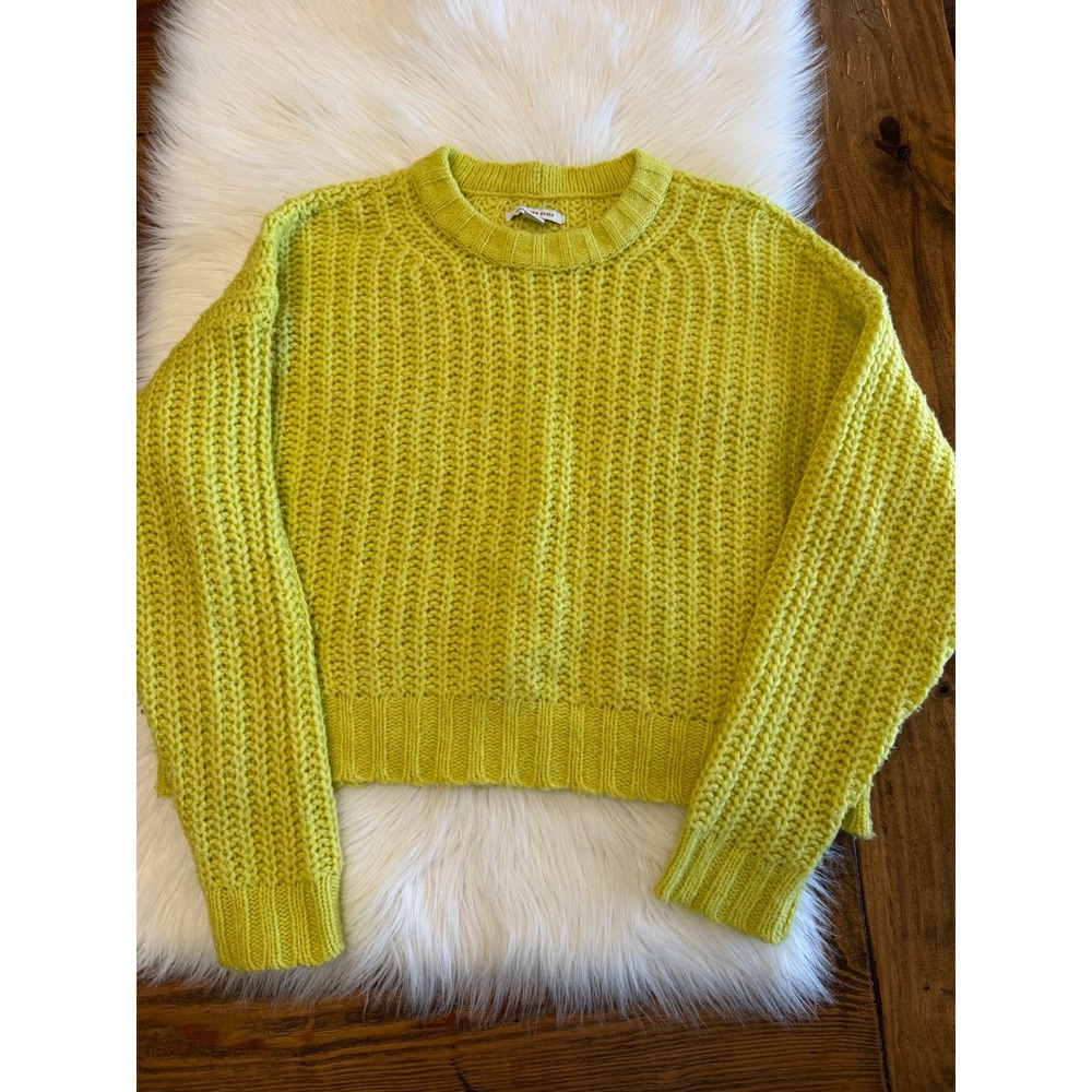 American Eagle‎ XS neon sweater EUC